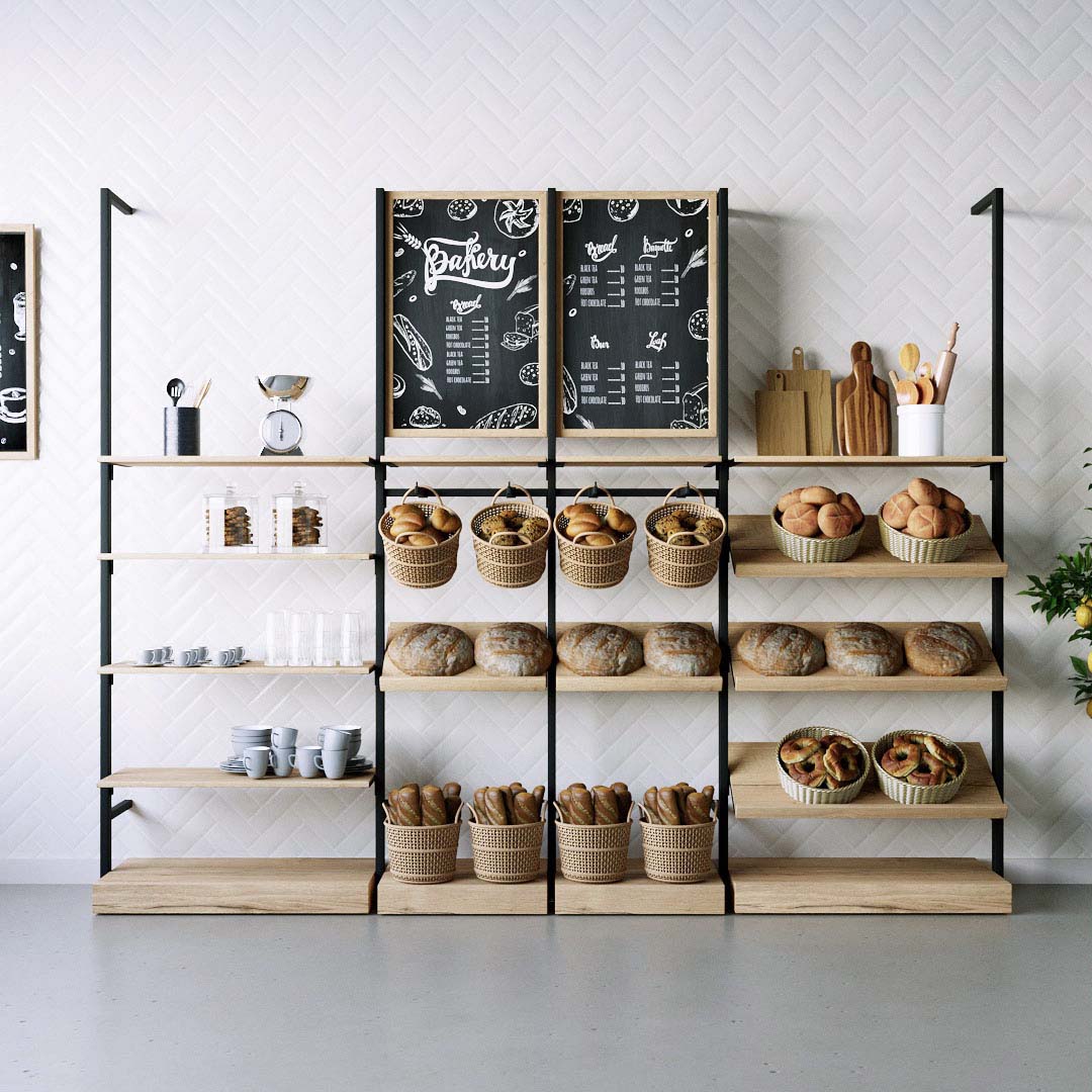 Shelving System Ceres - Bakery - Style 4 — photo 2