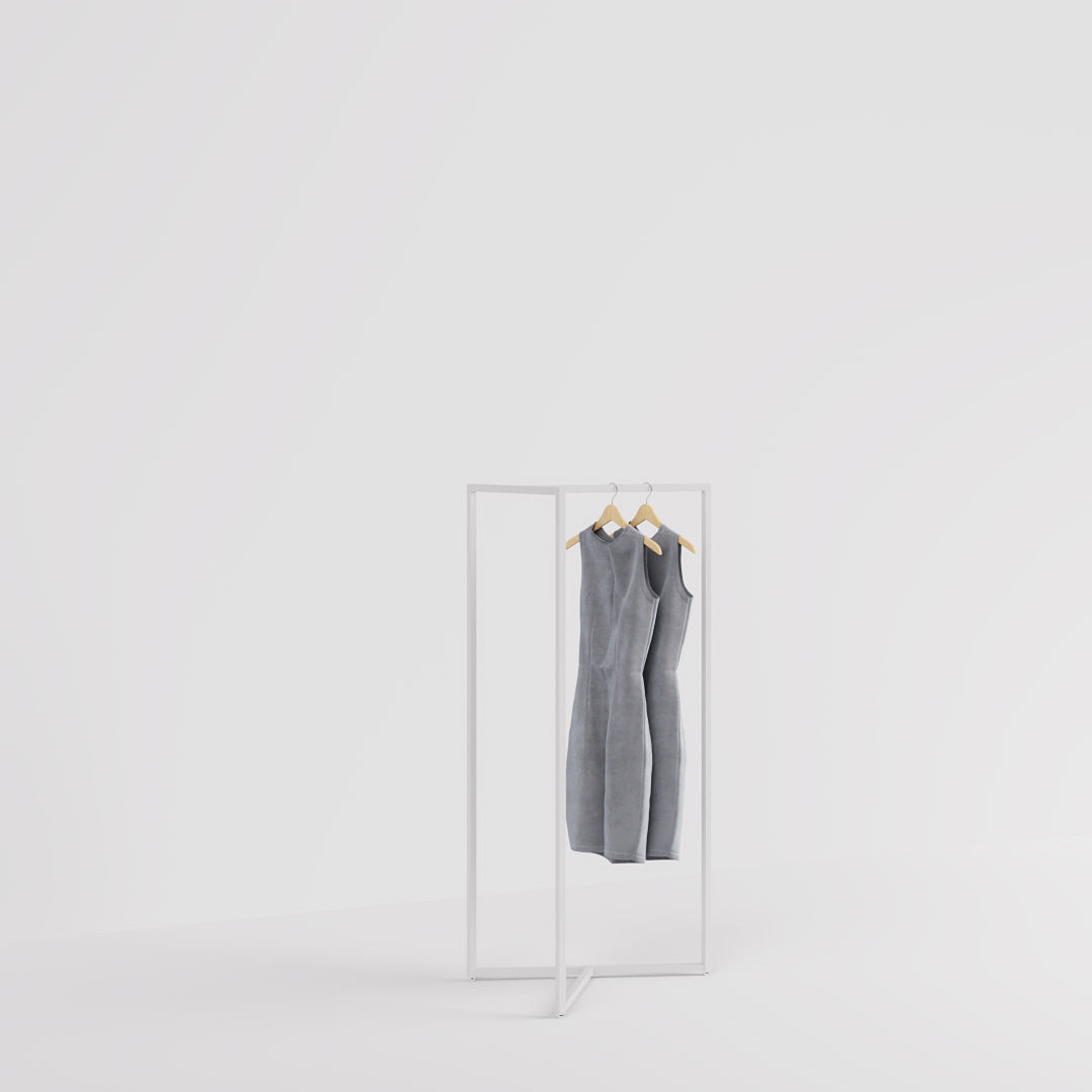 Clothing Rack Magic Rail T, black or white — photo 2
