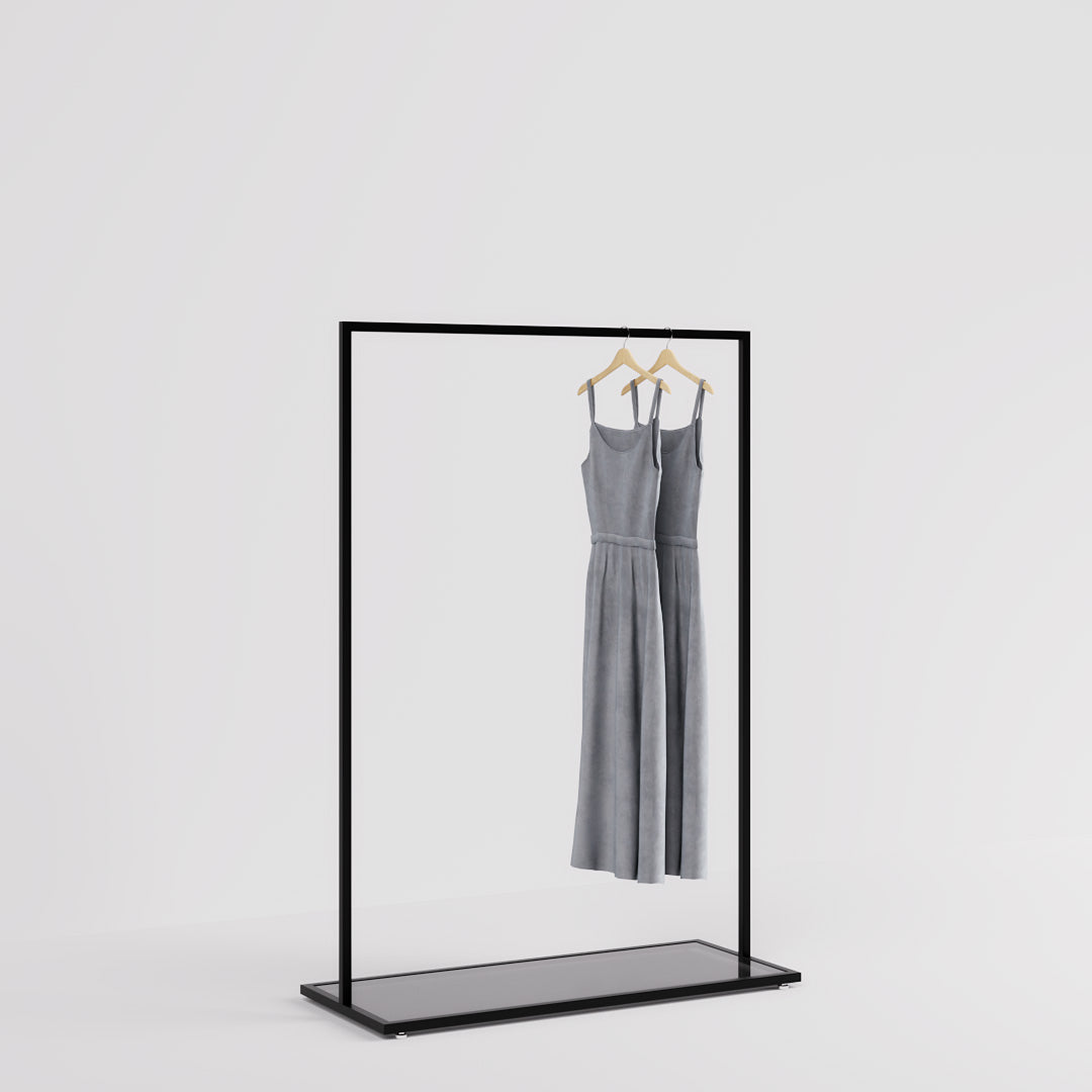 Clothing Rail Como black, W 120, 3 heights — photo 10