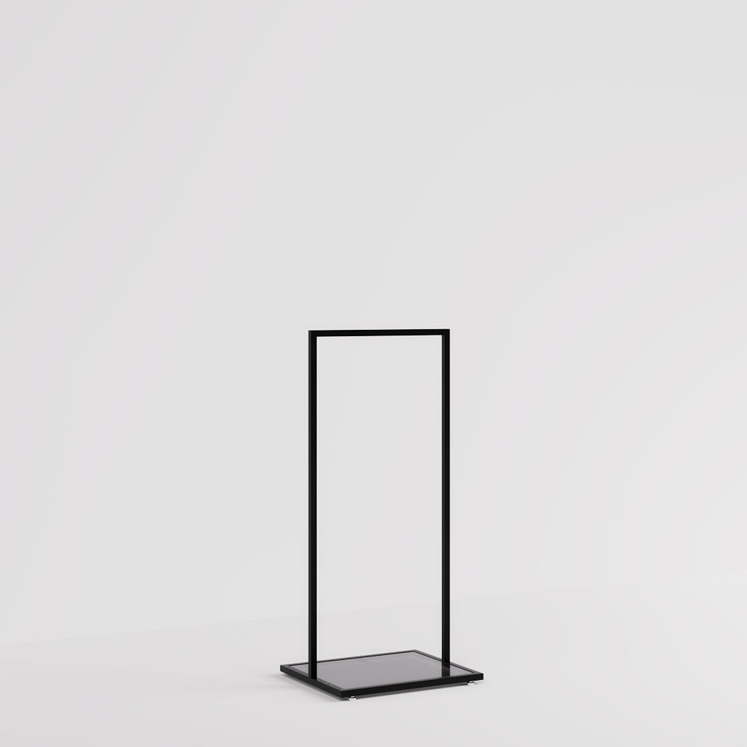 Clothing Rail Como black, W 60, 3 heights — photo 3