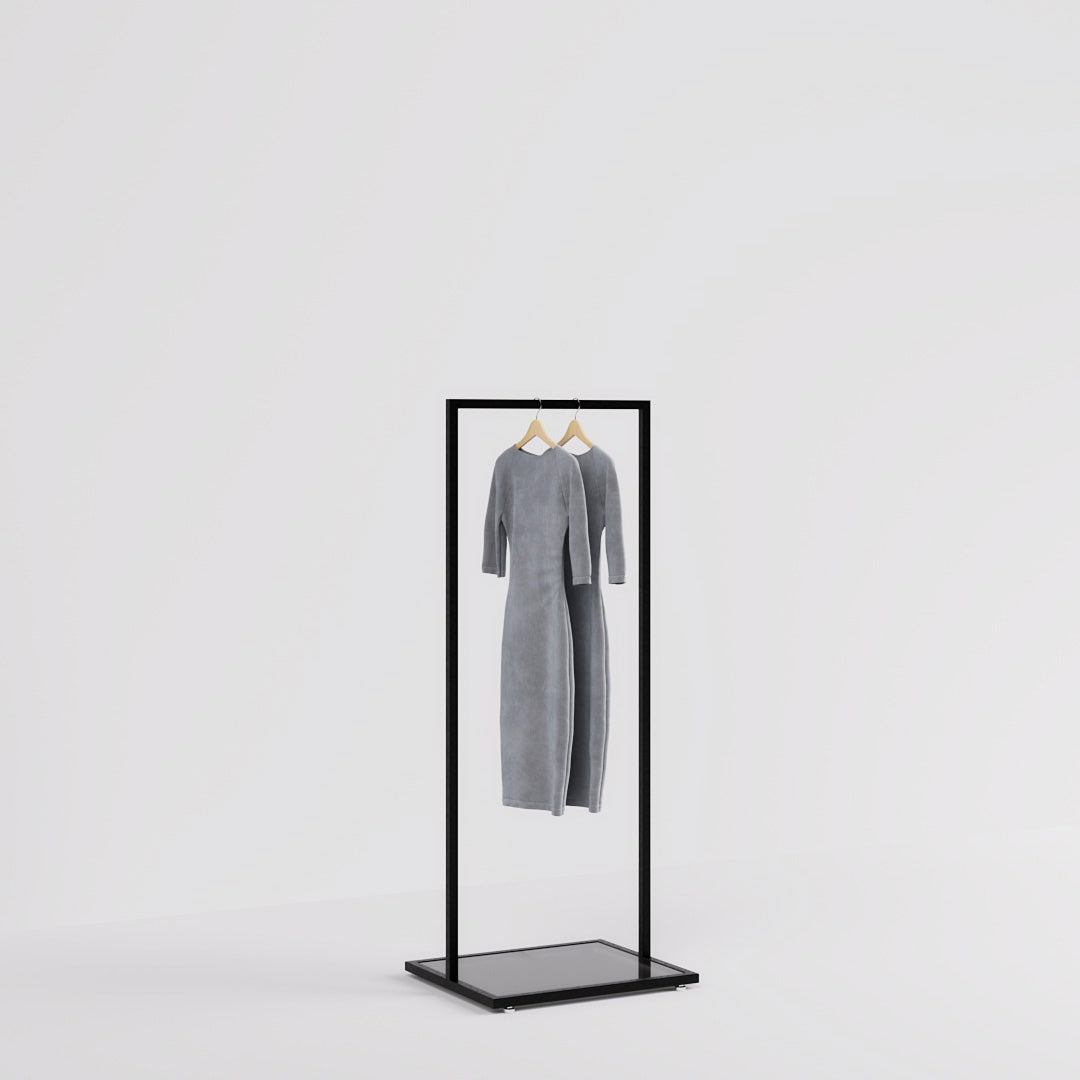 Clothing Rail Como black, W 60, 3 heights — photo 6