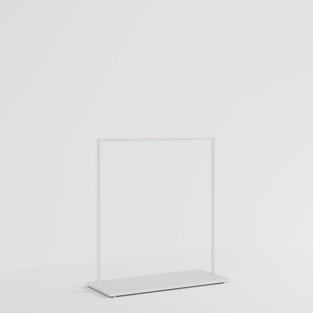 Clothing Rail Como white, W 120, 3 heights — photo 4