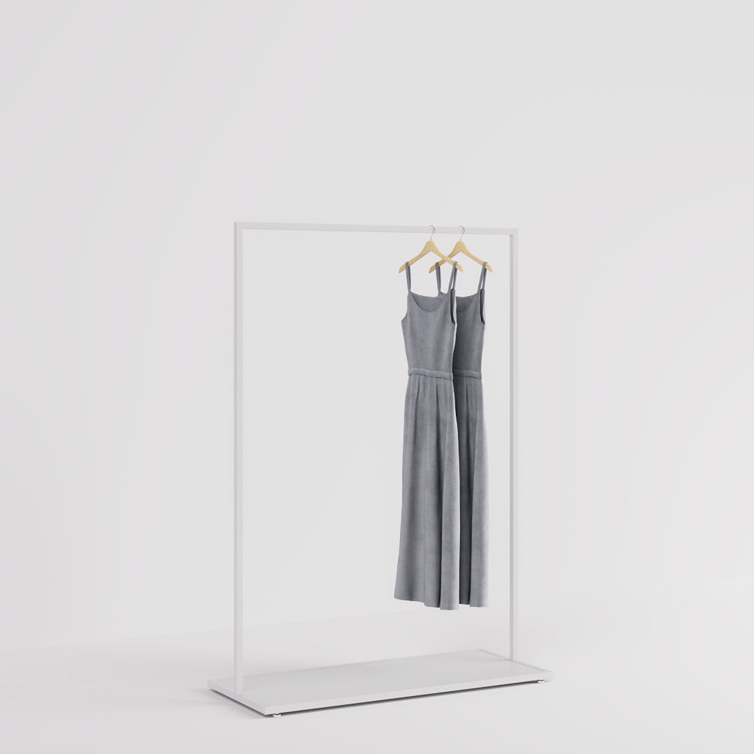 Clothing Rail Como white, W 120, 3 heights — photo 7