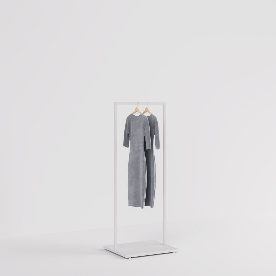 Clothing Rail Como white, W 60, 3 heights — photo 7