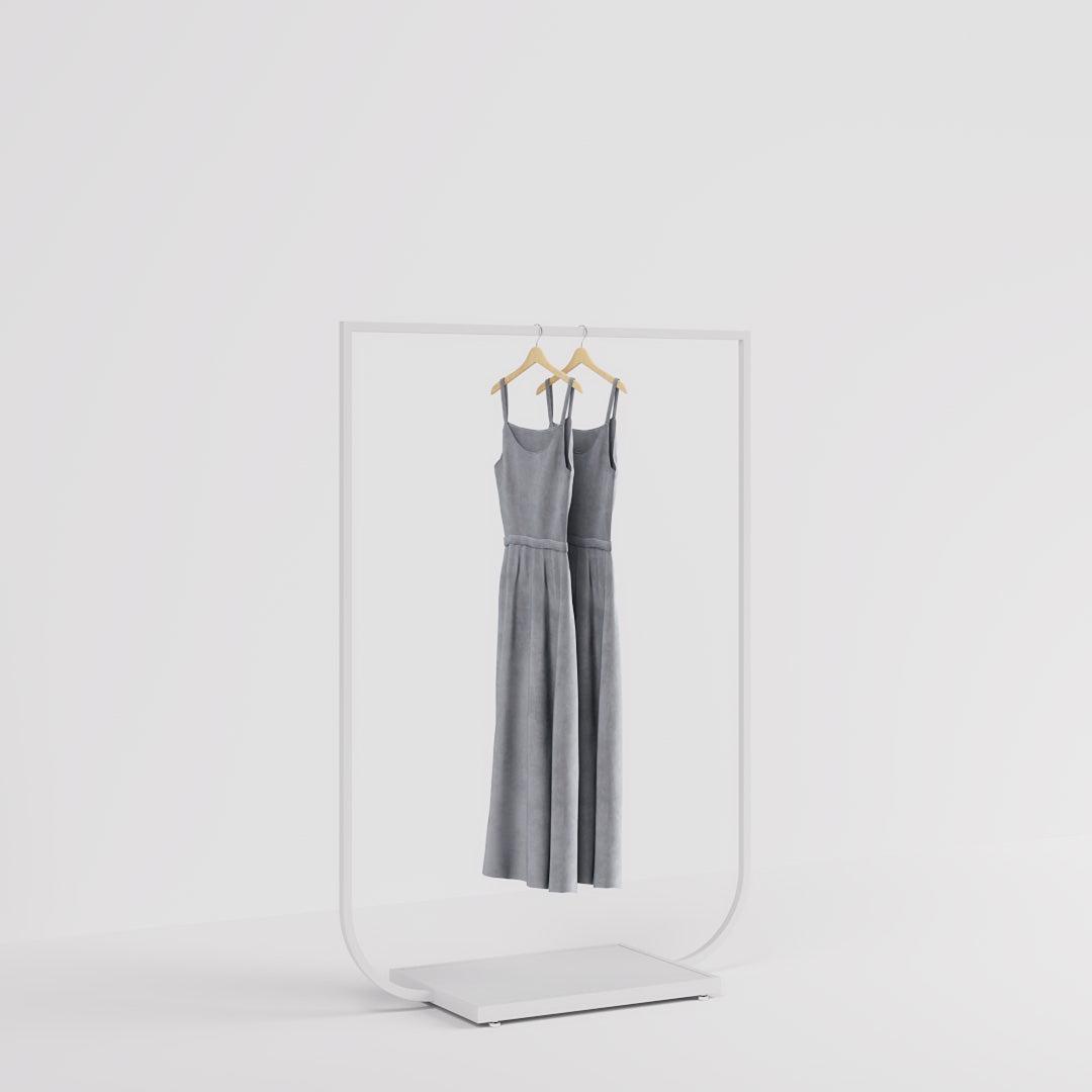 Clothing Rail Jade white, W 120, 4 heights — photo 10