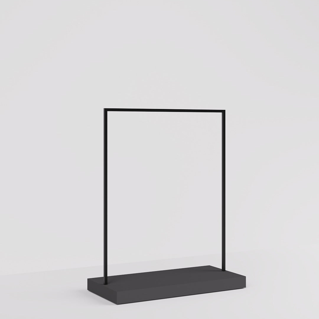 Clothing Rail Kansas, black/anthracite, W 125, 3 heights — photo 10