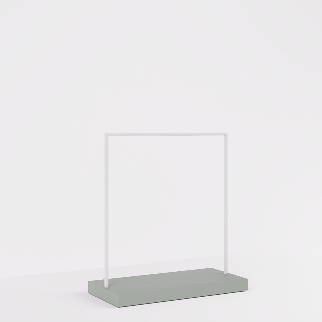 Clothing Rail Kansas, white/unicolor, W 125, 3 heights — photo 6