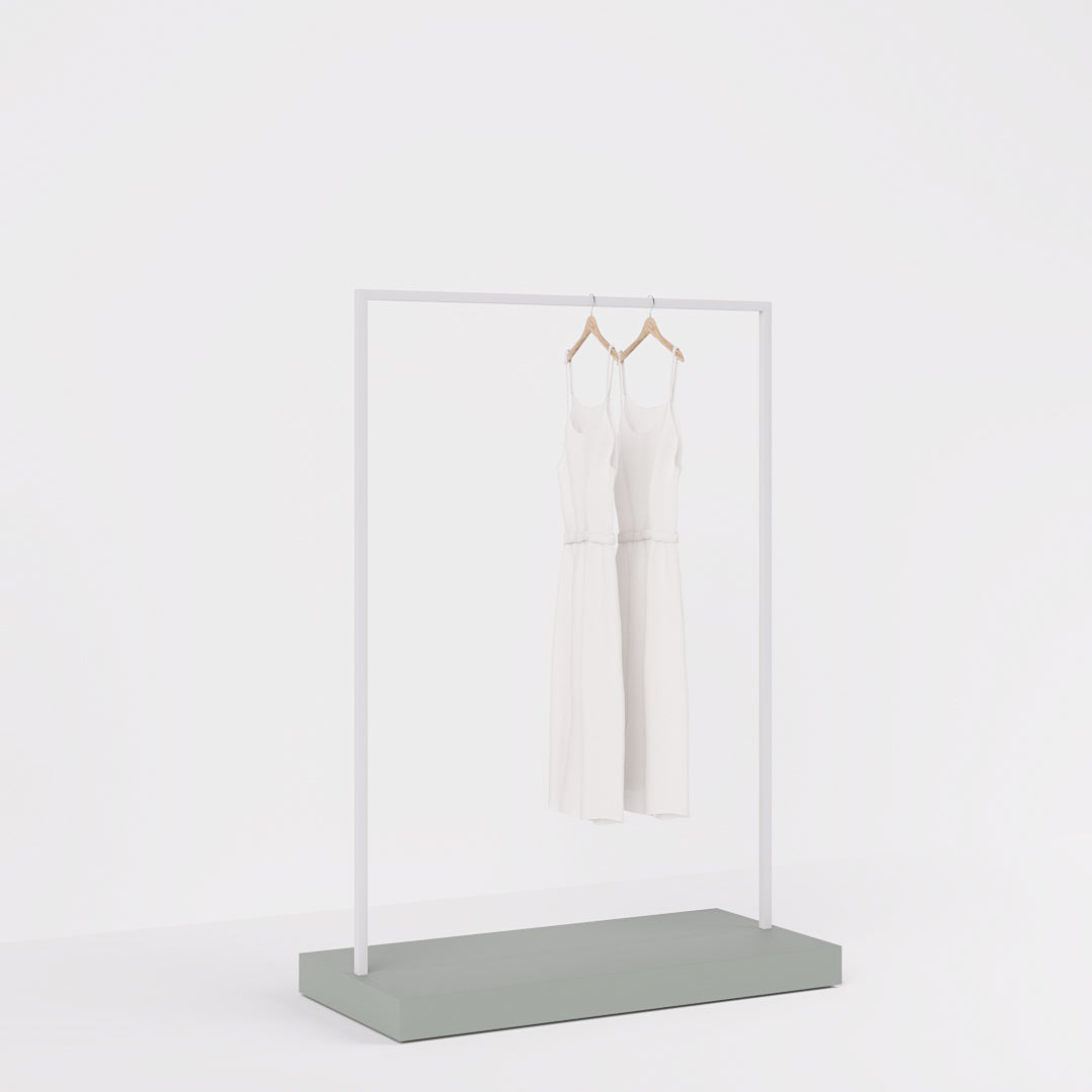 Clothing Rail Kansas, white/unicolor, W 125, 3 heights — photo 8
