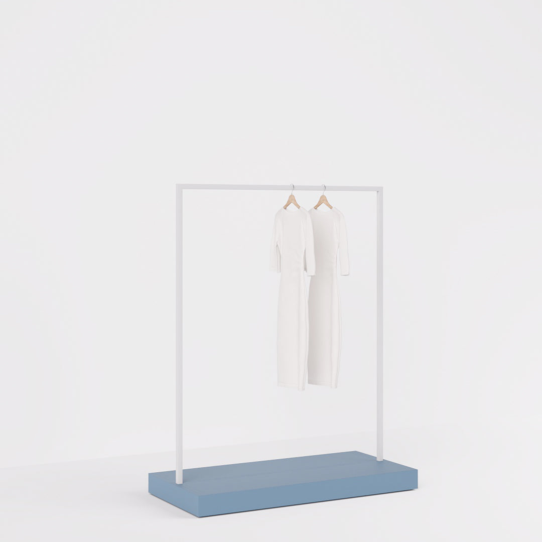 Clothing Rail Kansas, white/unicolor, W 125, 3 heights — photo 10