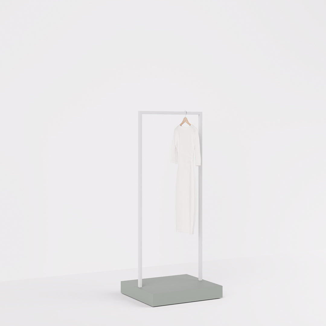 Clothing Rail Kansas, white/unicolor, W 65, 3 heights — photo 7