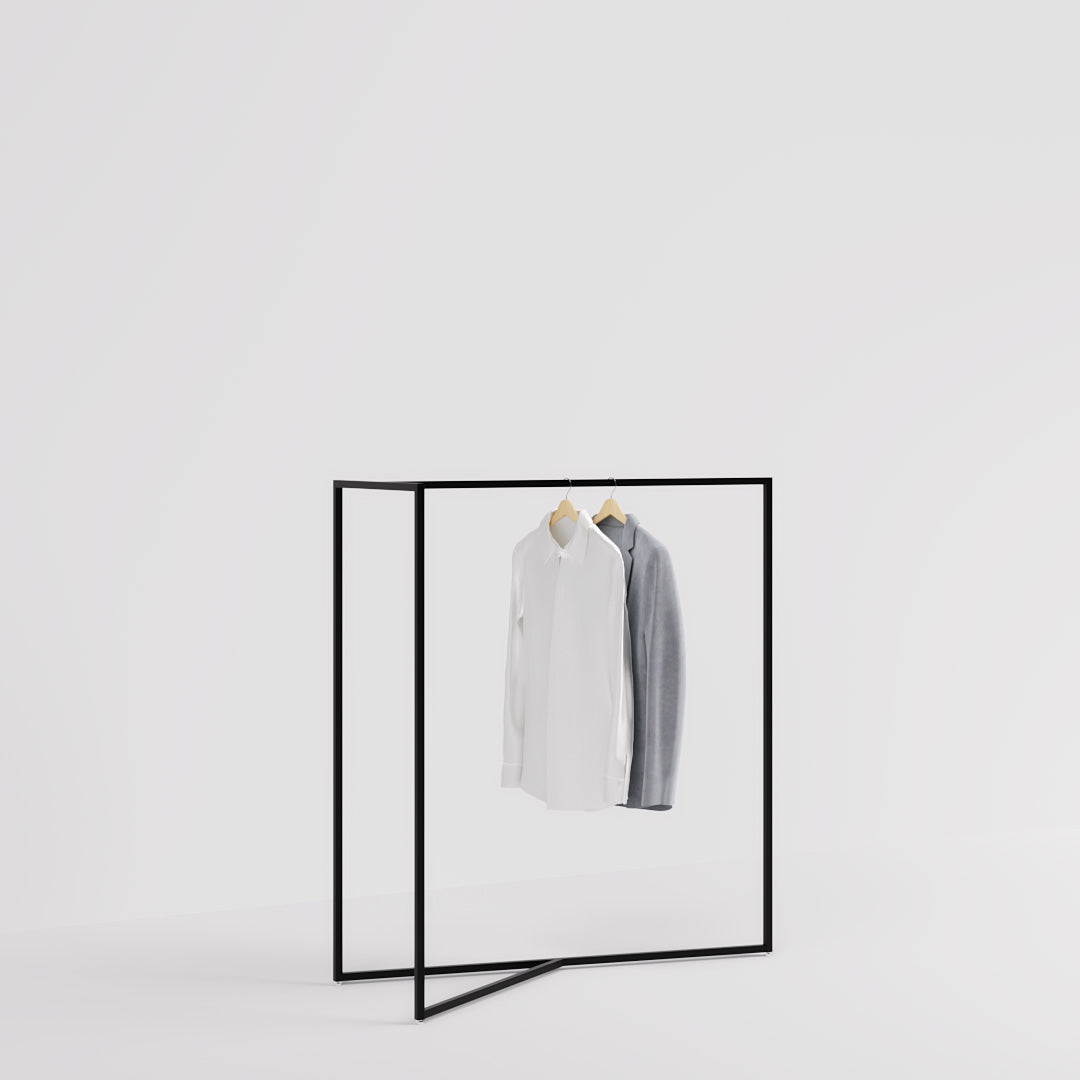 Clothing Rack Magic Rail T-XL, black or white