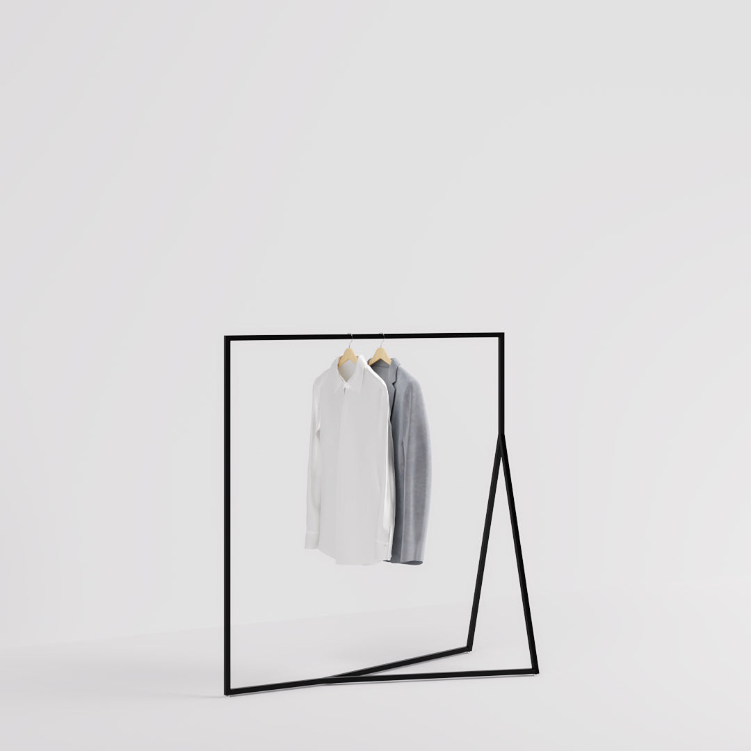 Clothing Rack Magic Rail Y, black or white
