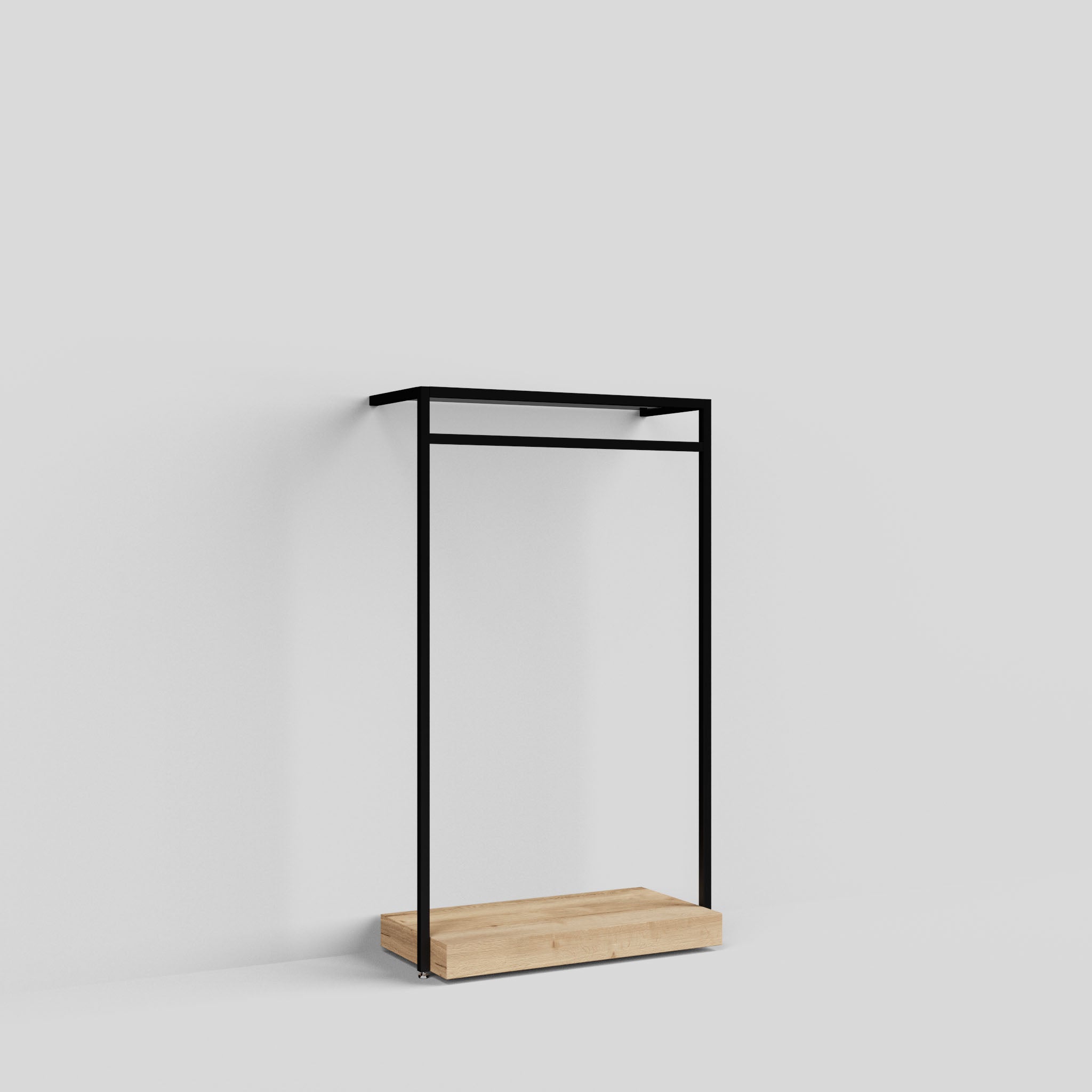 Clothing Rail Ontario, W103, Black, With Pedestal — photo 5