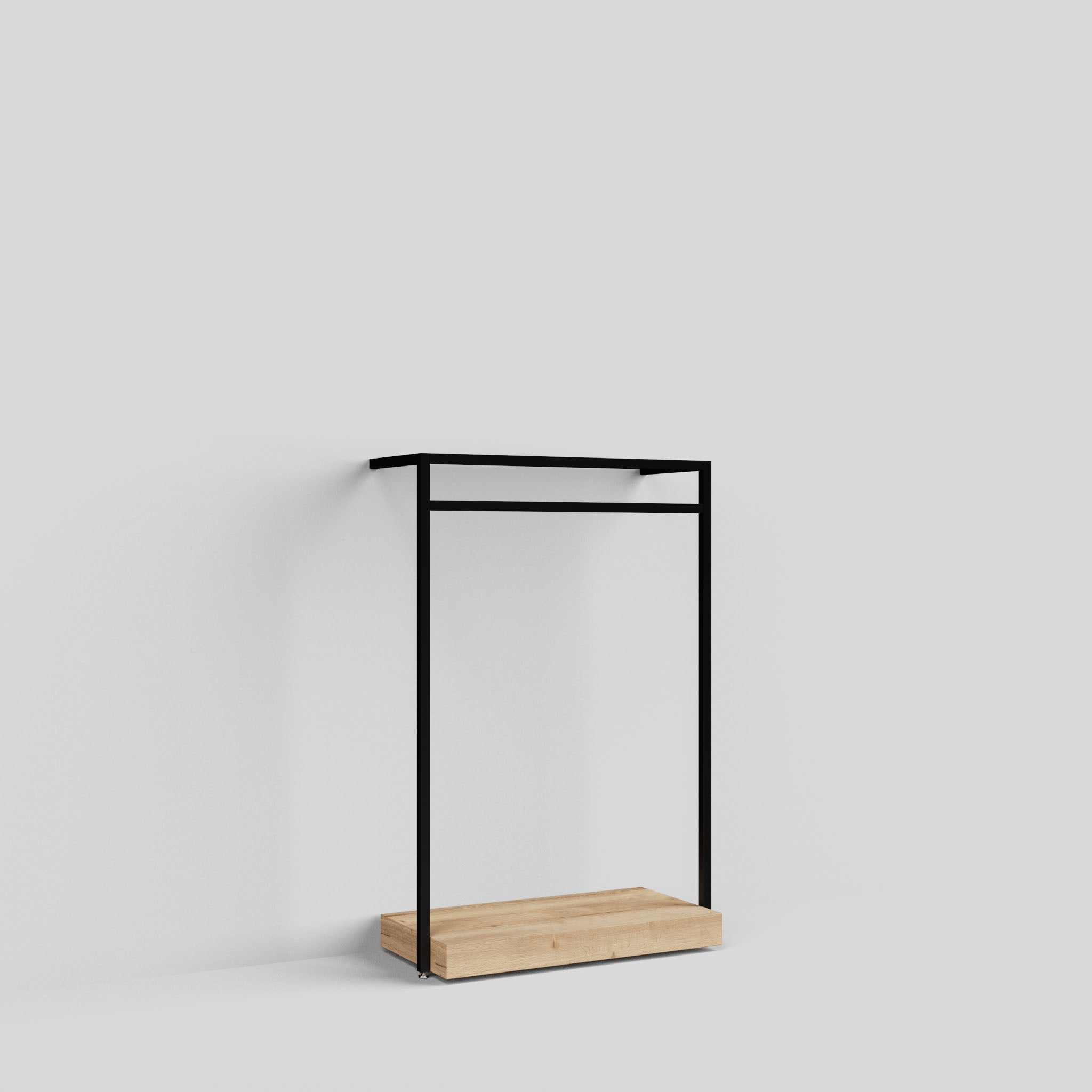 Clothing Rail Ontario, W103, Black, With Pedestal — photo 6
