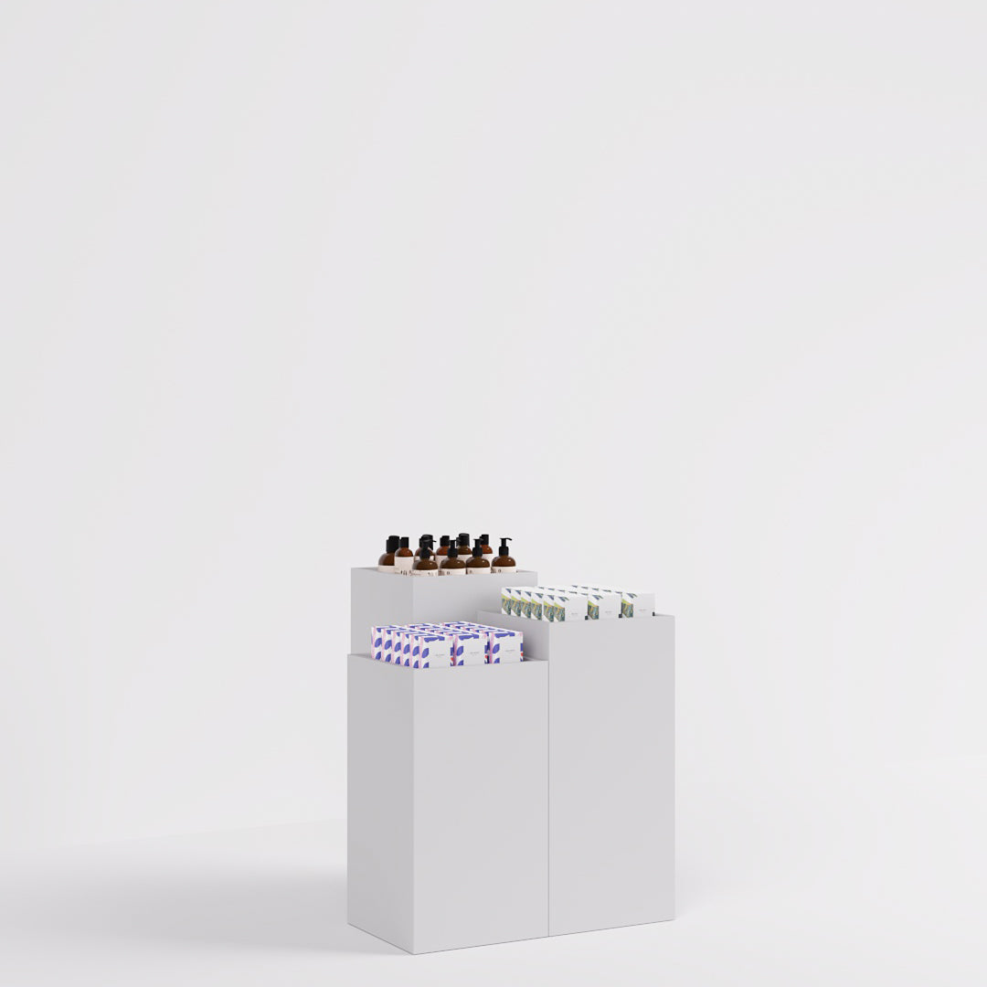 Cube Table Logan, in white