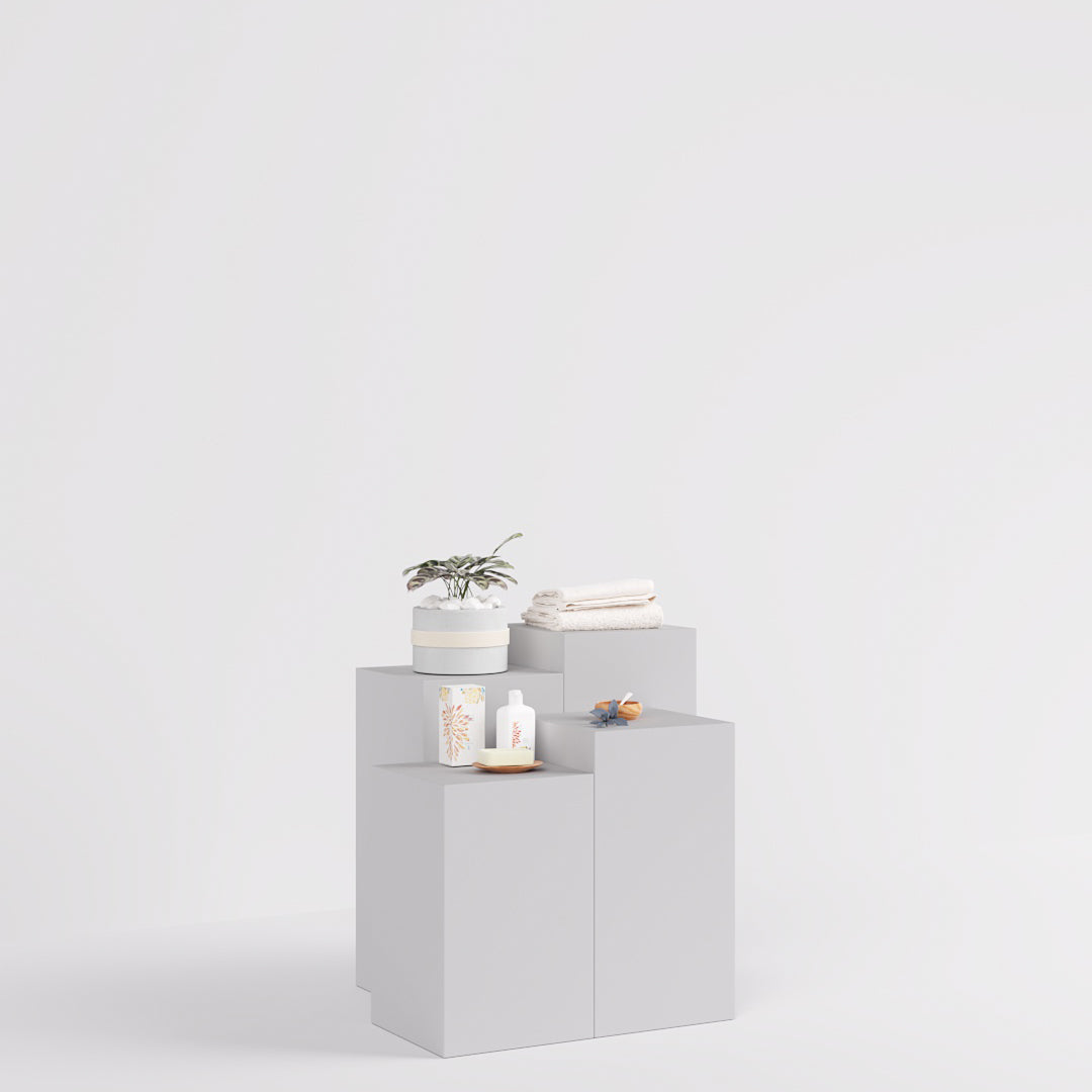 Cube Table Toro, in white