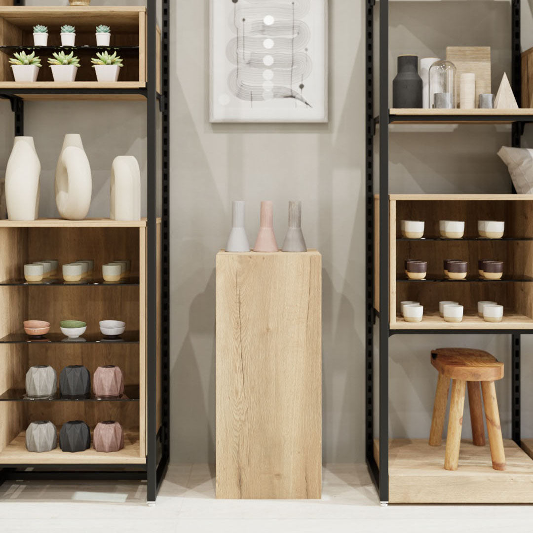 Cube Table Toro, in wood decor Oak — photo 4