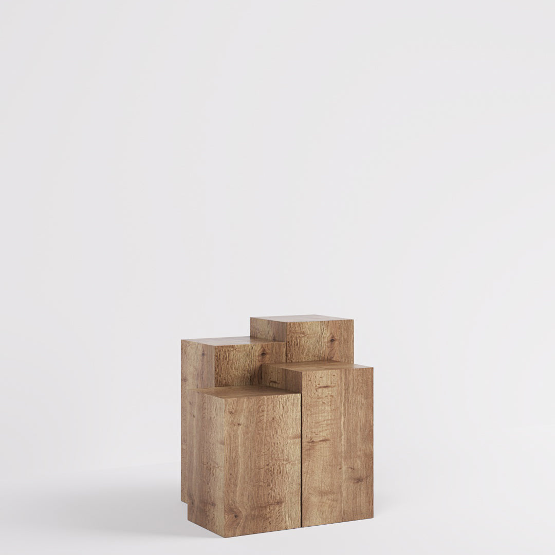 Cube Table Toro, in wood decor Oak — photo 7