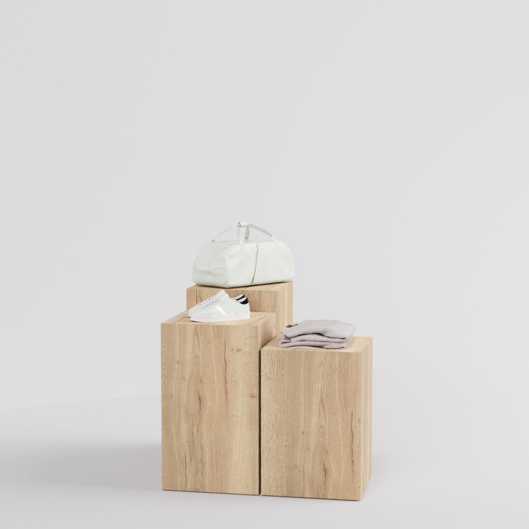 Cube Table Toro, in wood decor Oak — photo 9