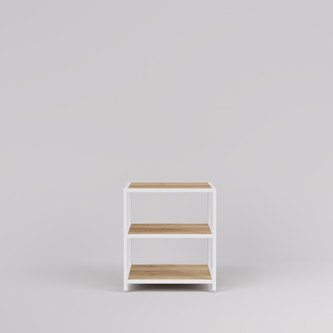 Display Table Modena, Square, white steel — photo 5