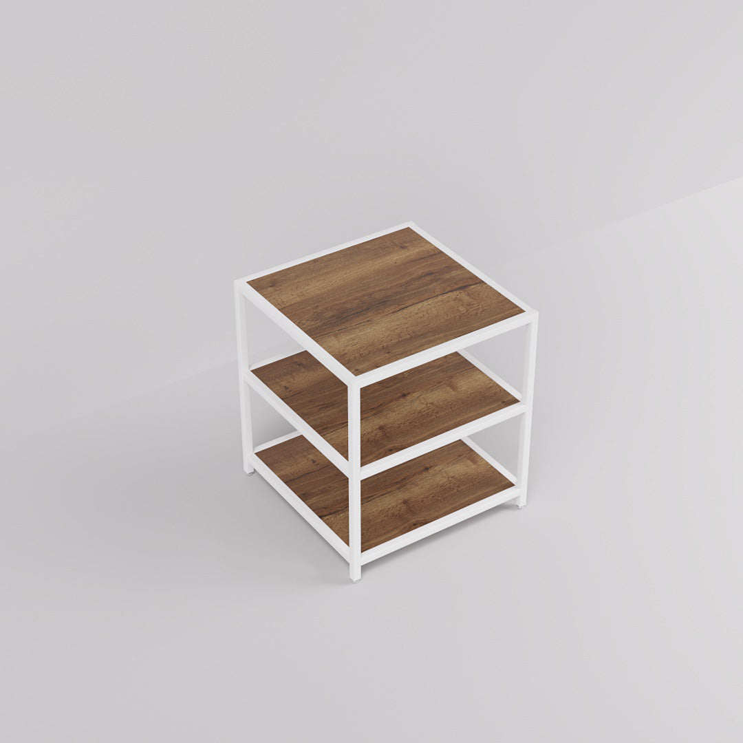 Display Table Modena, Square, white steel — photo 8