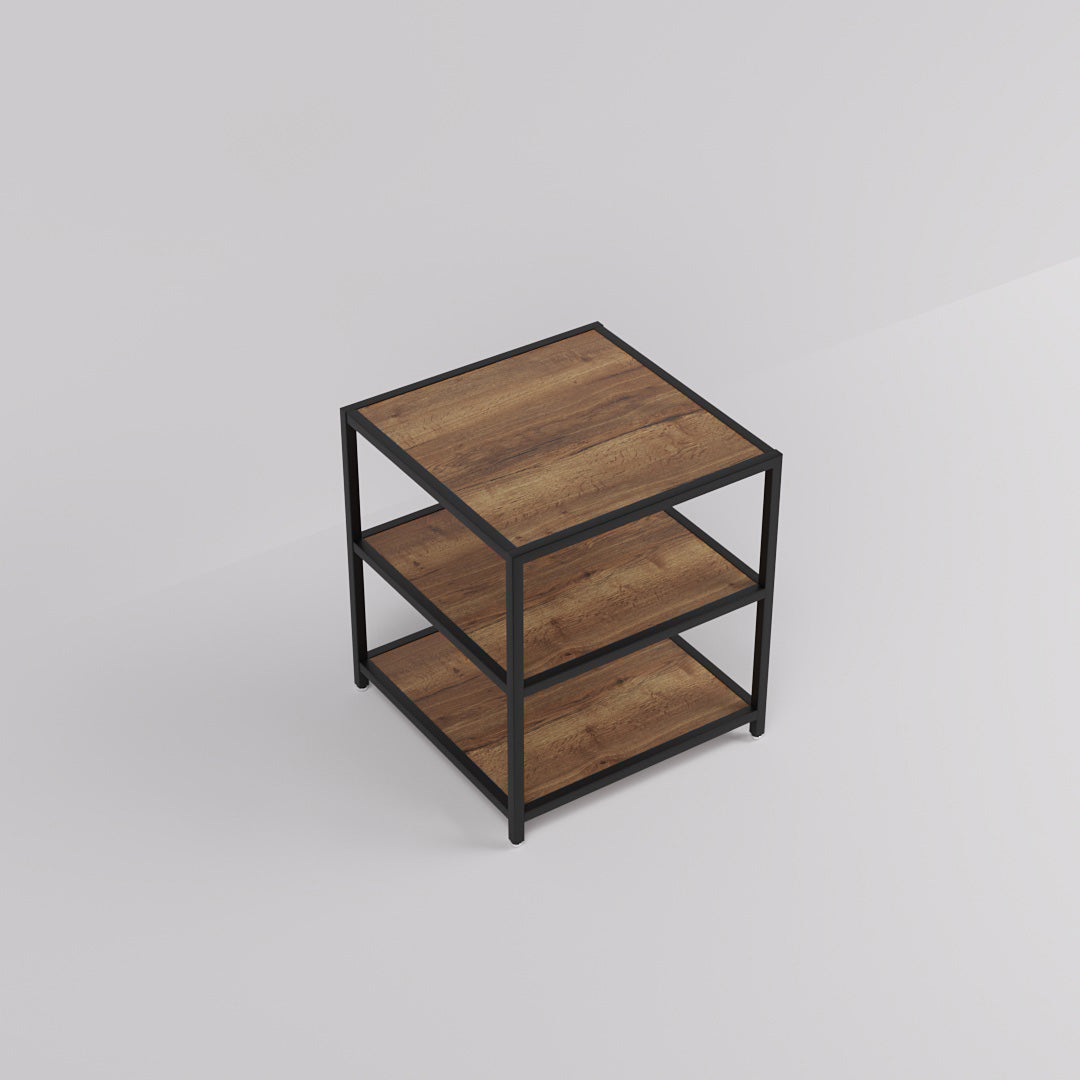 Display Table Modena, Square, black steel — photo 8