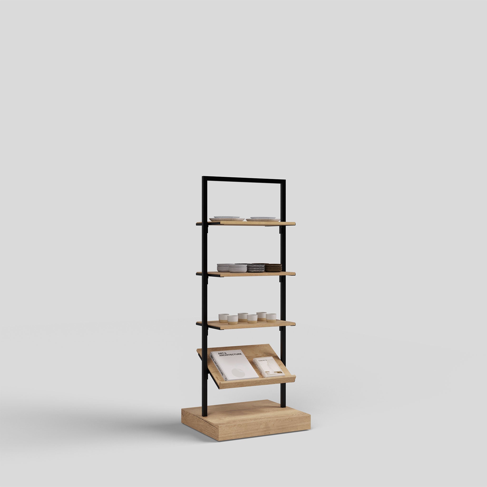 Gondola Shelving Lugano - Concept Store - Style 3