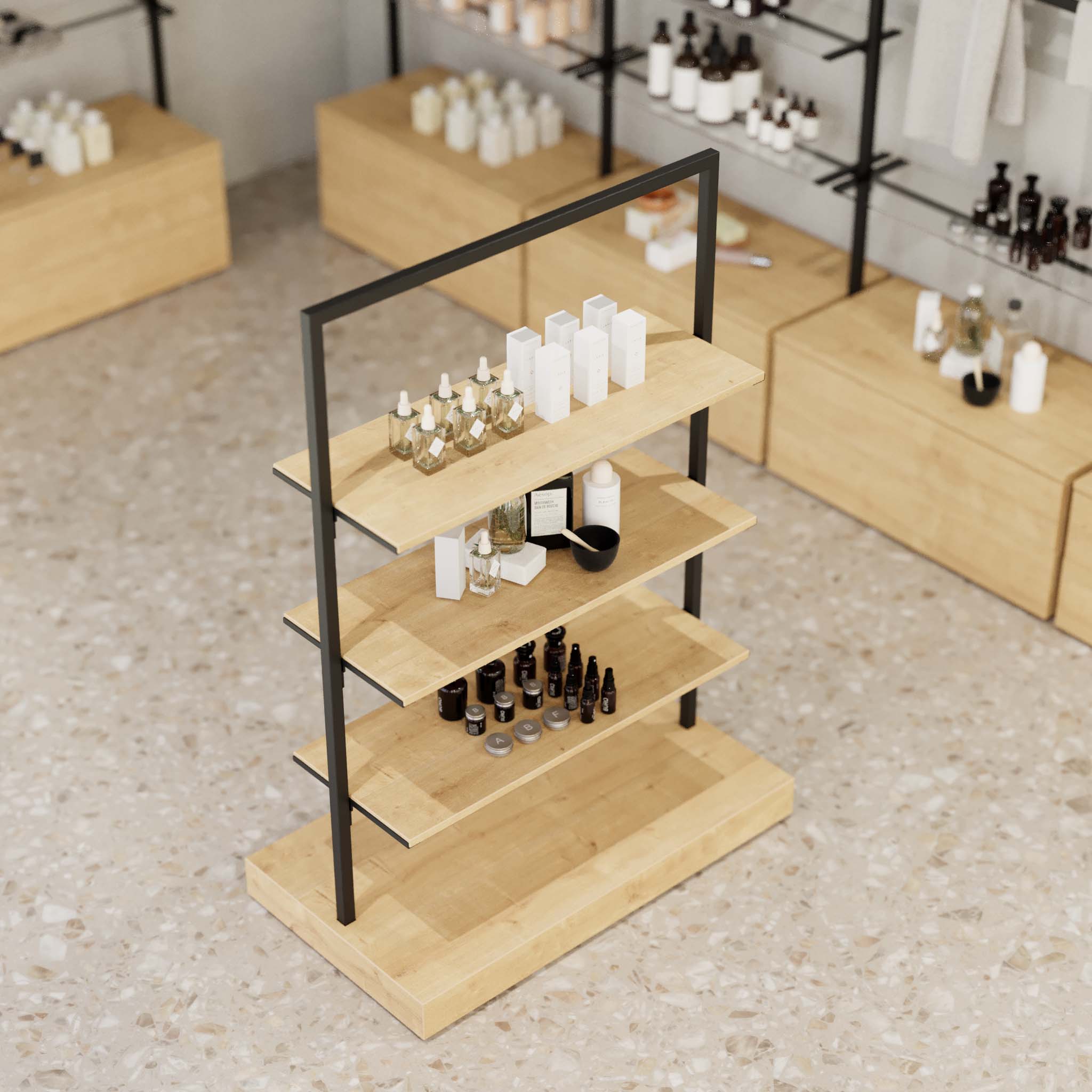 Gondola Shelving Lugano - Cosmetics - Style 2 — photo 3