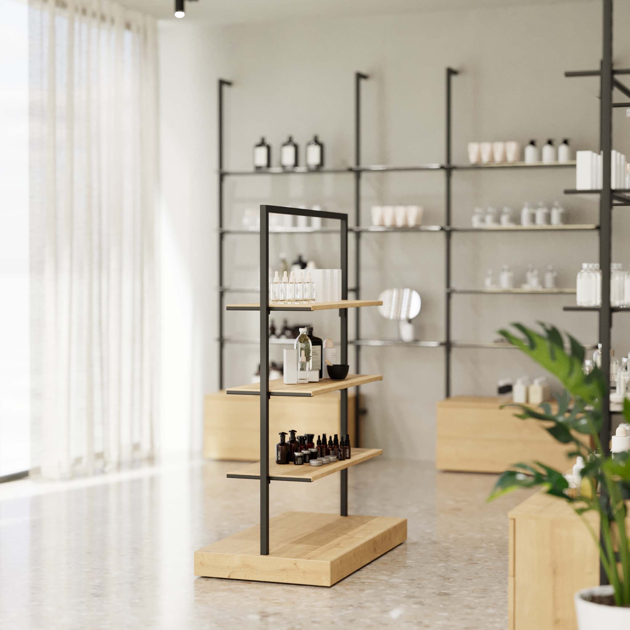 Gondola Shelving Lugano - Cosmetics - Style 2 — photo 4