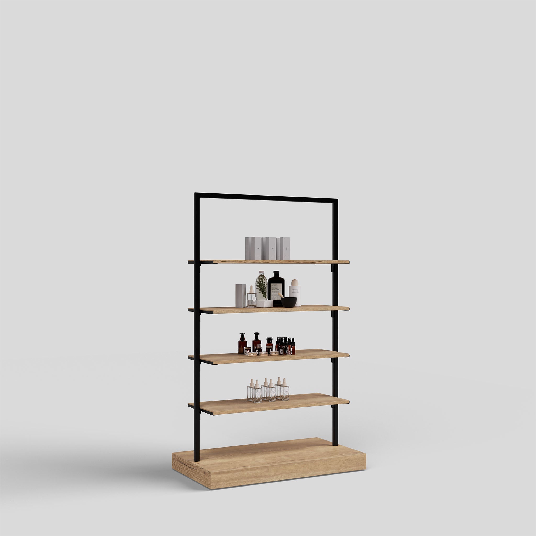 Gondola Shelving Lugano - Cosmetics - Style 3
