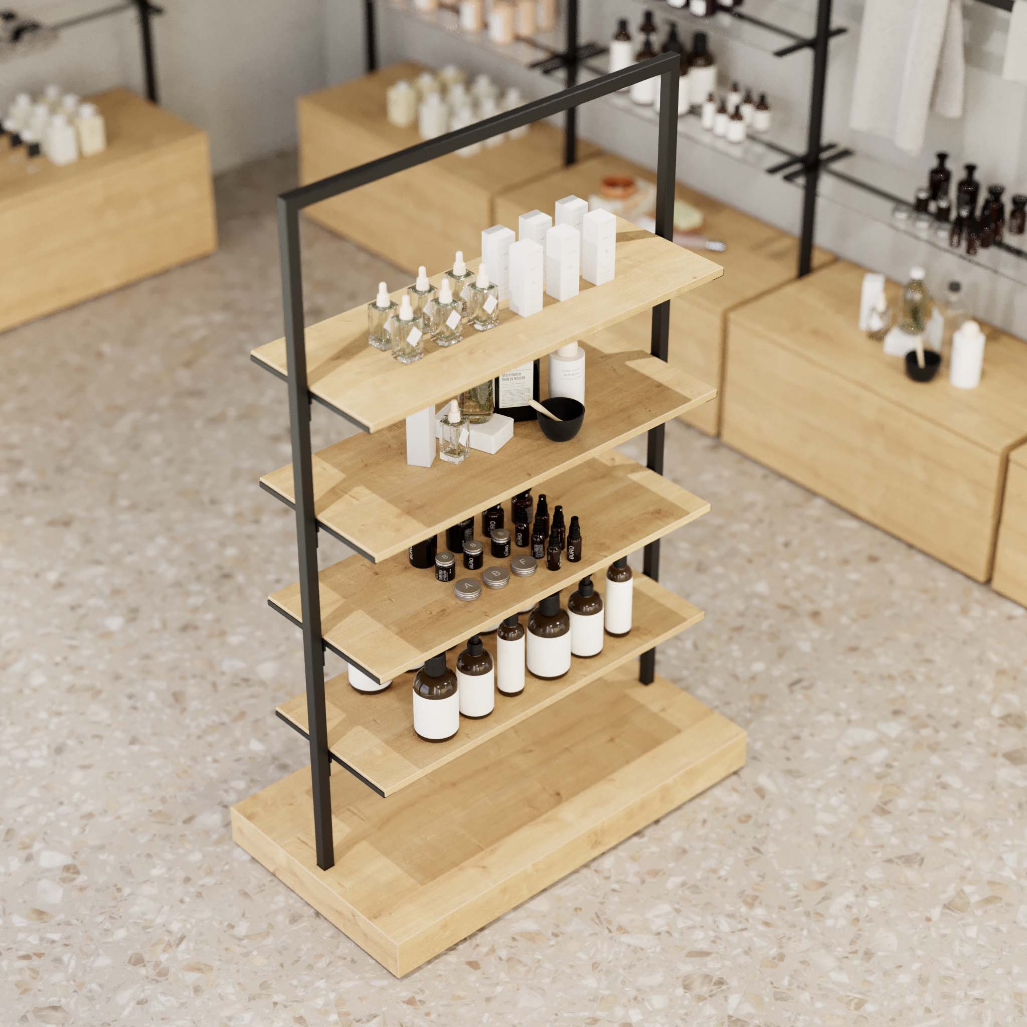 Gondola Shelving Lugano - Cosmetics - Style 3 — photo 3