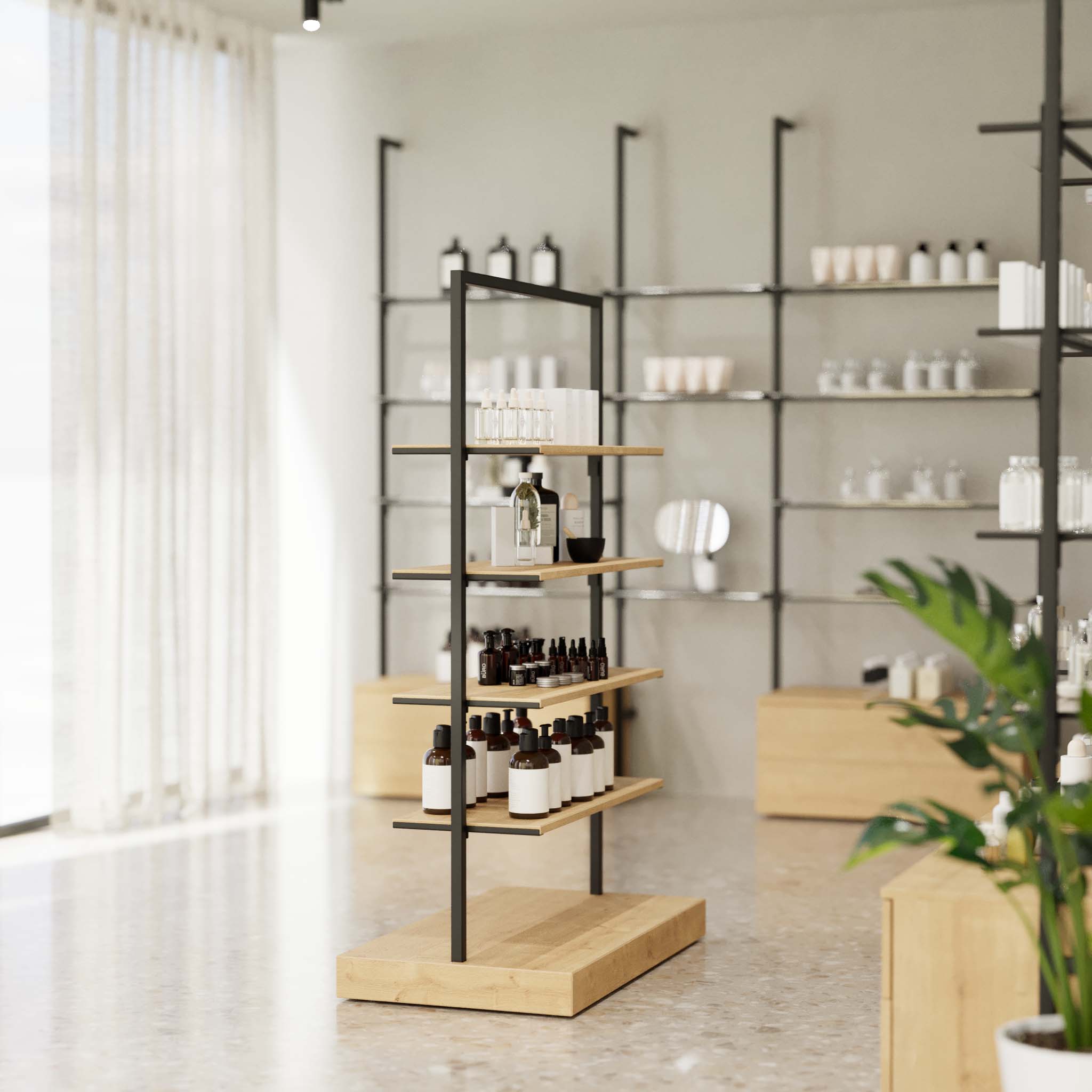Gondola Shelving Lugano - Cosmetics - Style 3 — photo 4