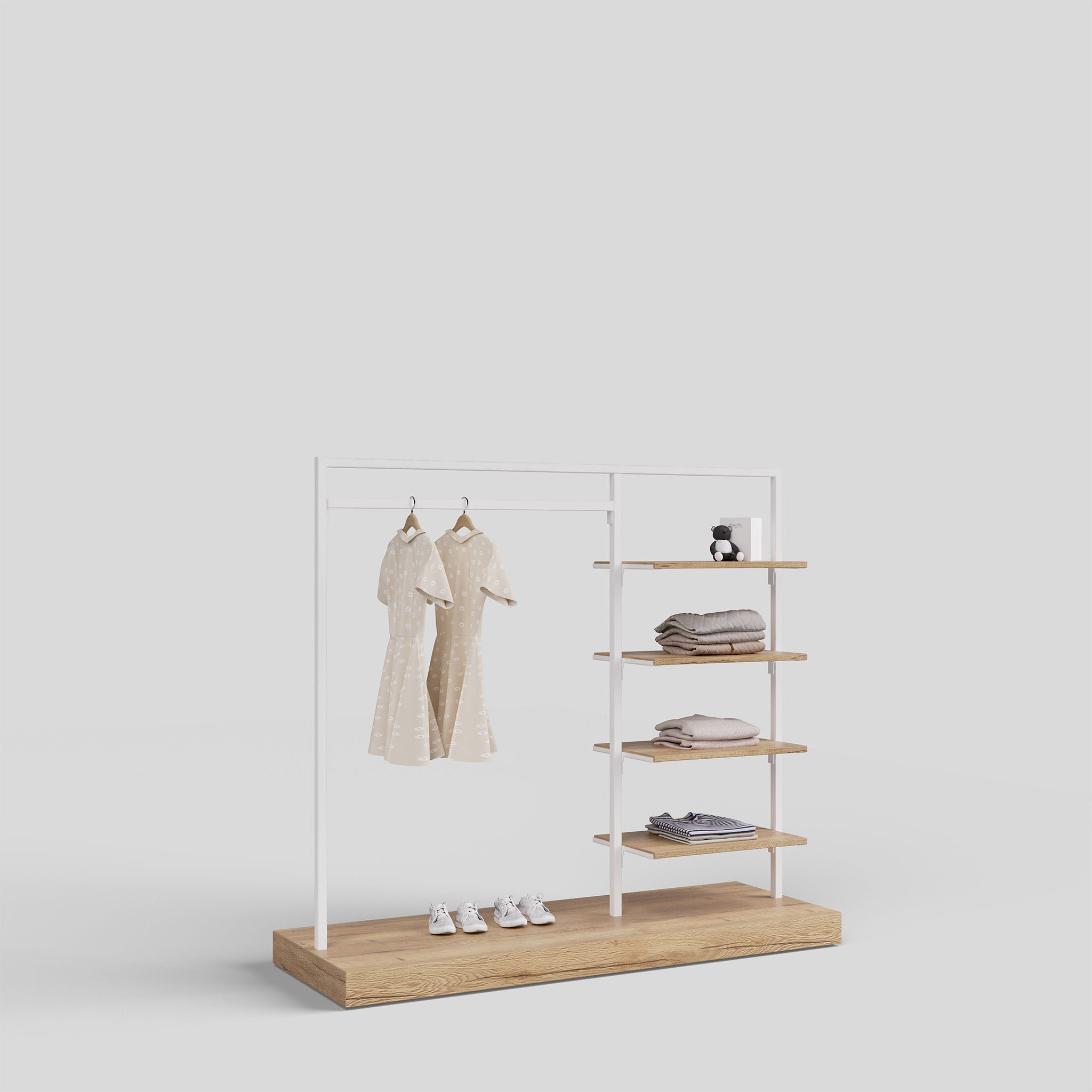 Gondola Shelving Lugano - Kids Store - Style 2