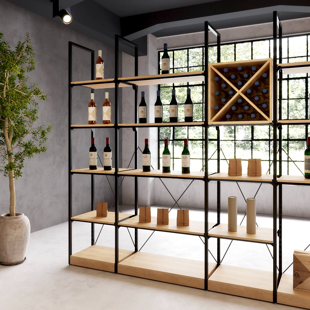 Shelving System Addison – Wine Shelf — photo 3