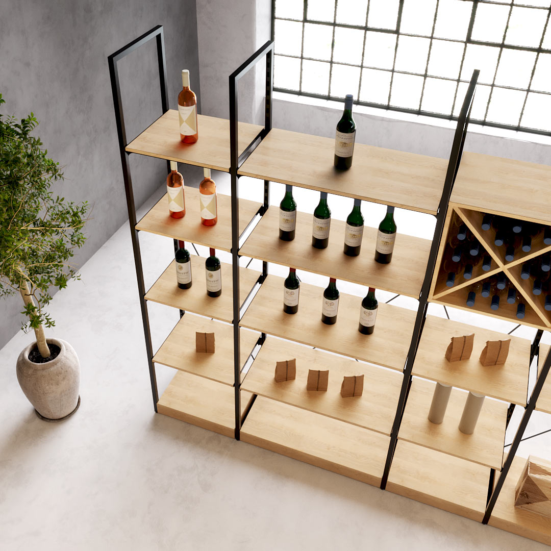 Shelving System Addison – Wine Shelf — photo 4