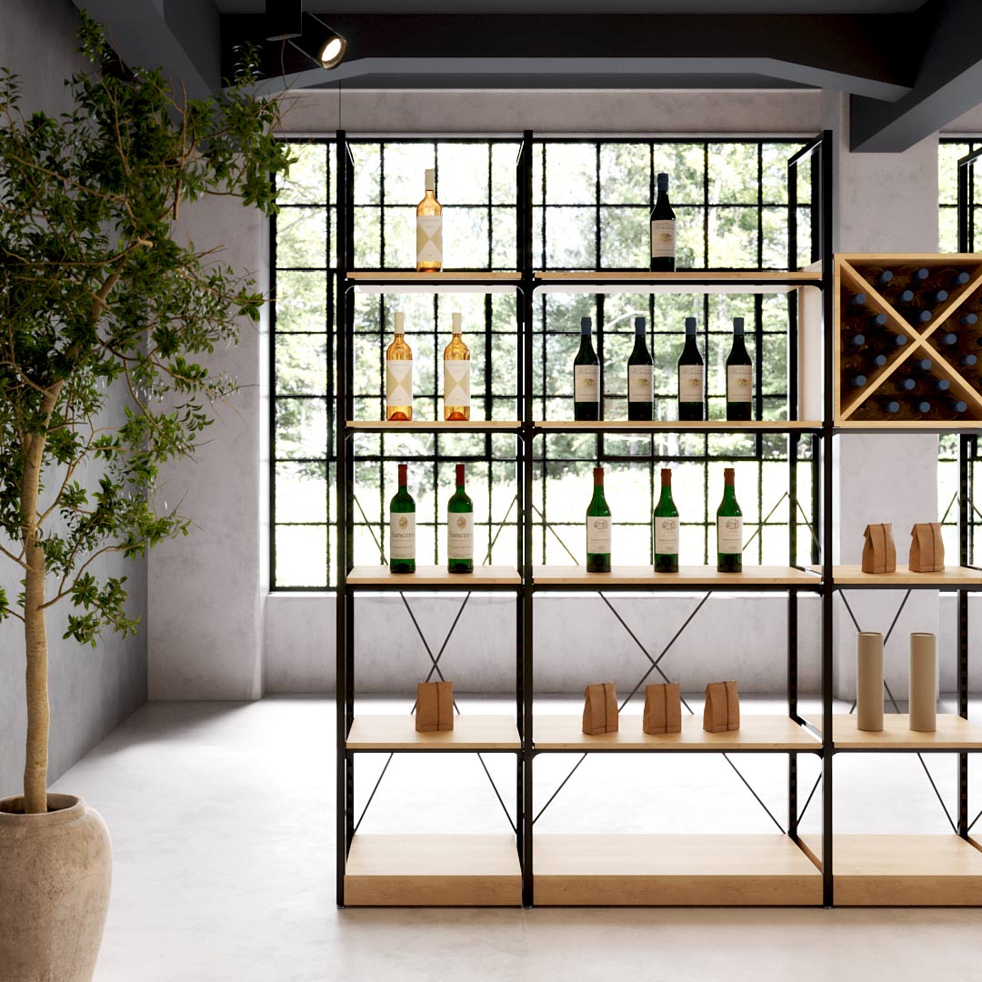Shelving System Addison – Wine Shelf — photo 5