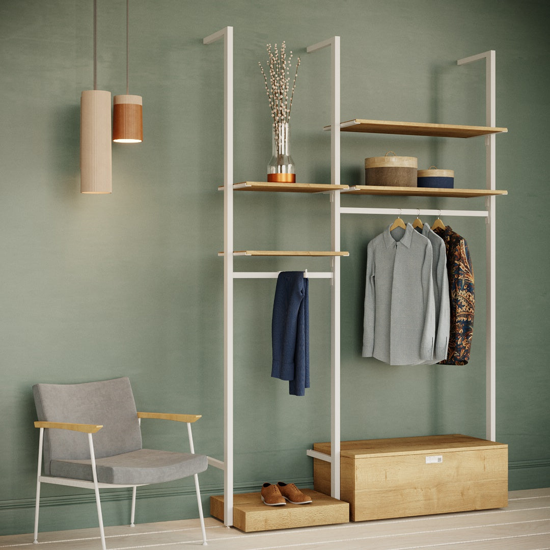 Shelving system Ceres - Fashion - Style 2, white — photo 2