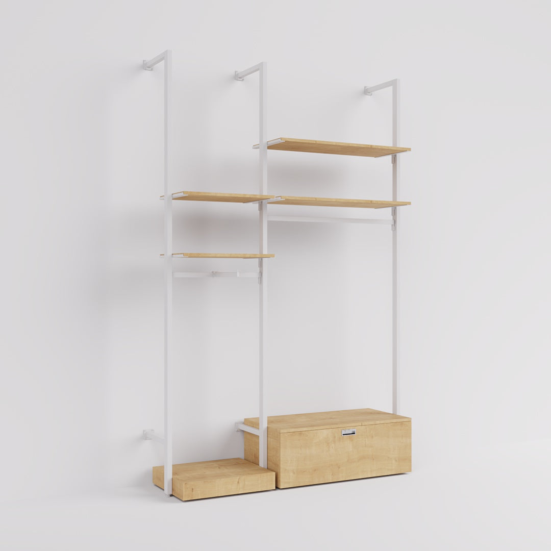 Shelving system Ceres - Fashion - Style 2, white — photo 7