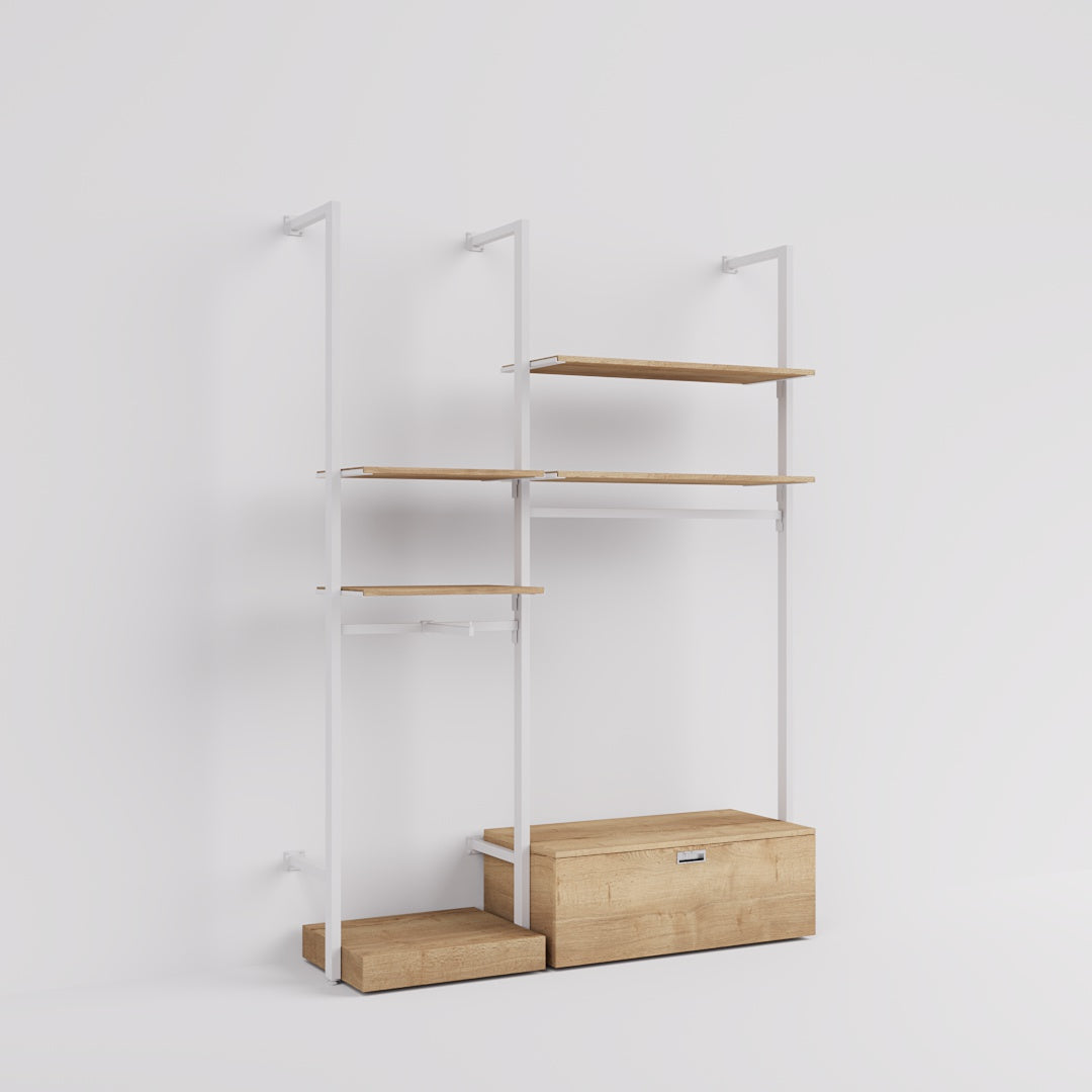Shelving system Ceres - Fashion - Style 2, white — photo 8