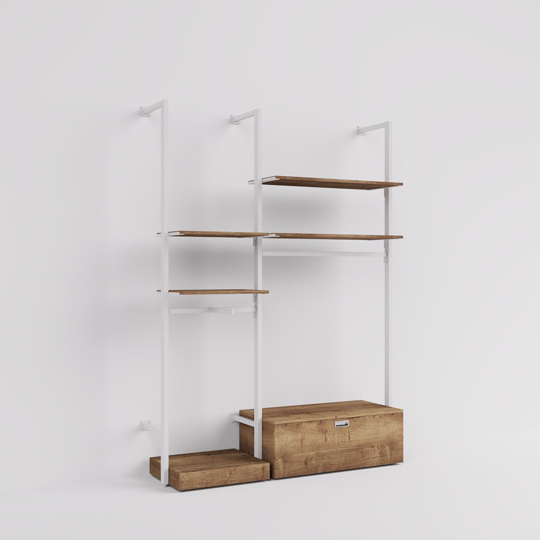 Shelving system Ceres - Fashion - Style 2, white — photo 9