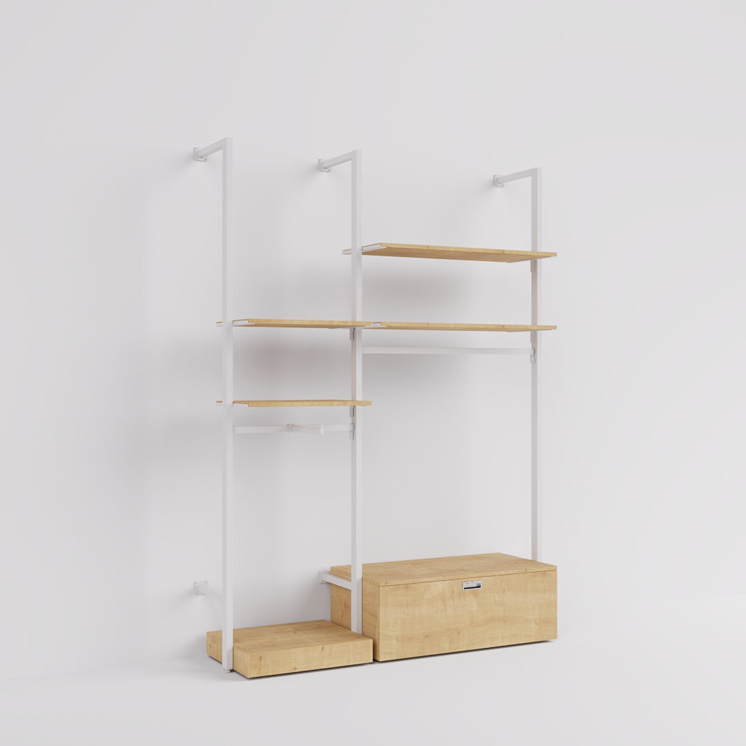 Shelving system Ceres - Fashion - Style 2, white — photo 10