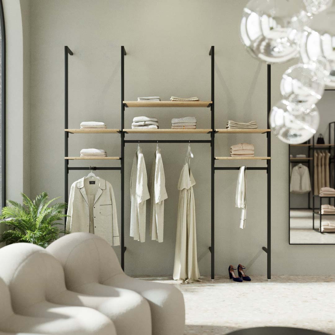 Shelving system Ceres - Fashion - Style 3, black — photo 2