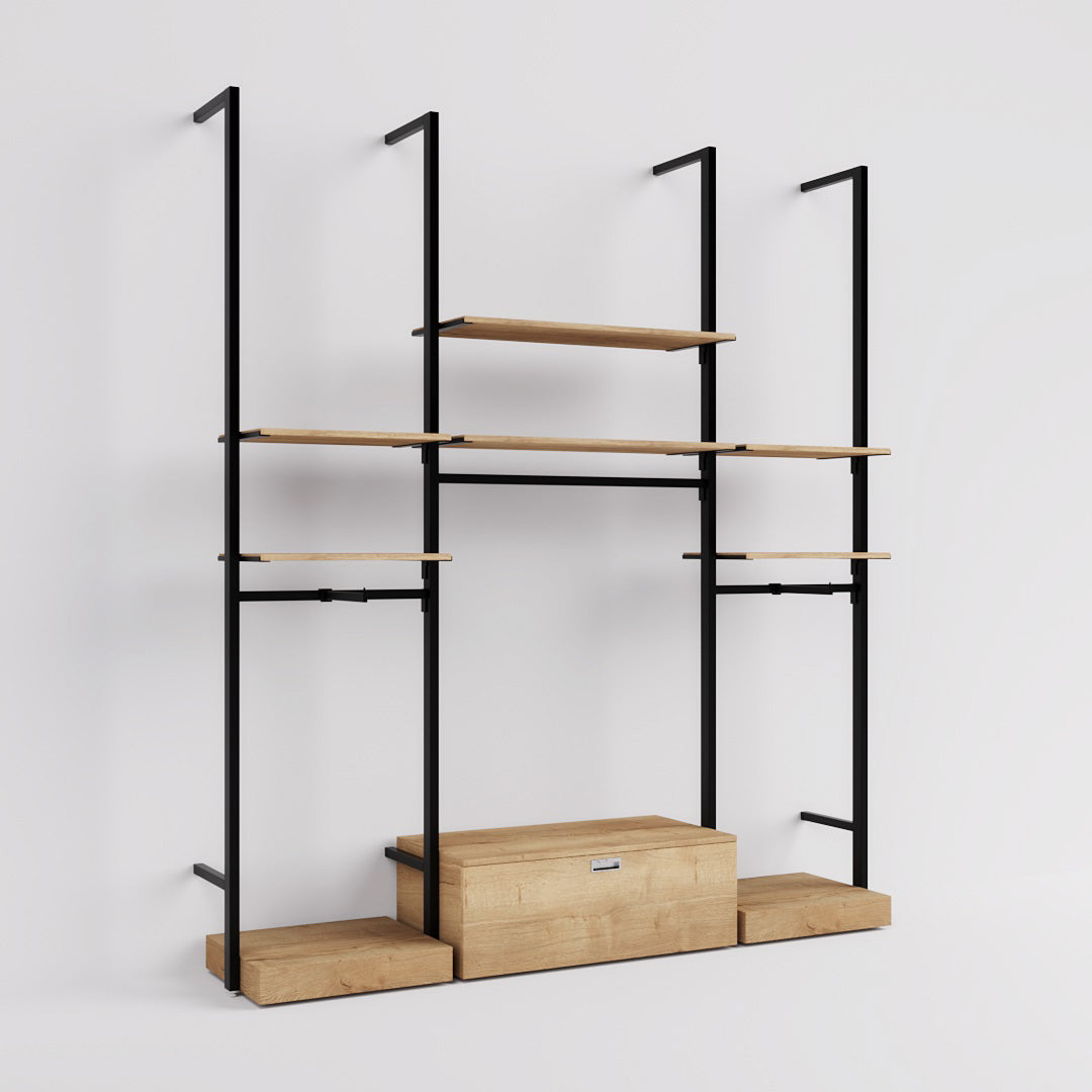 Shelving system Ceres - Fashion - Style 4, black — photo 6