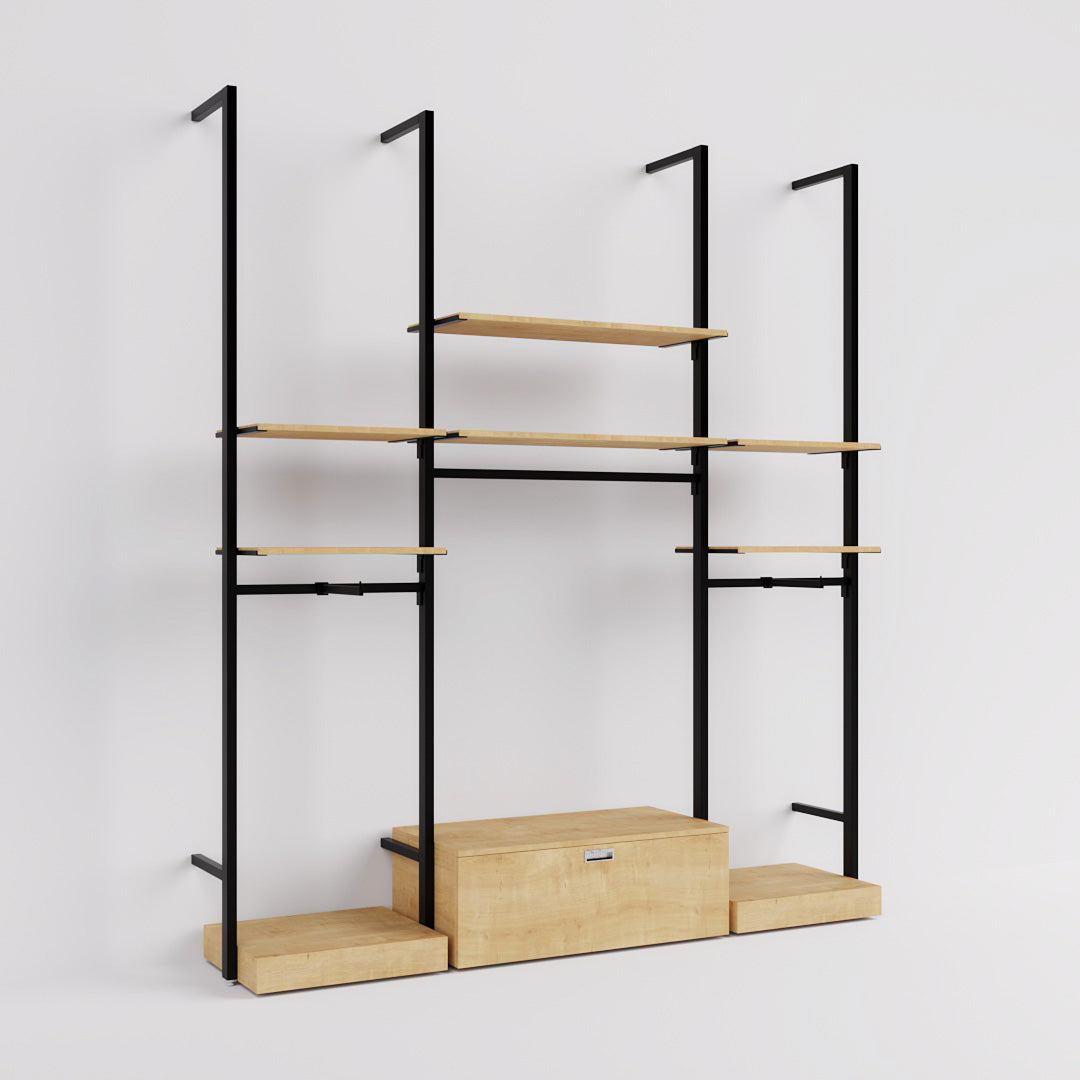 Shelving system Ceres - Fashion - Style 4, black — photo 8