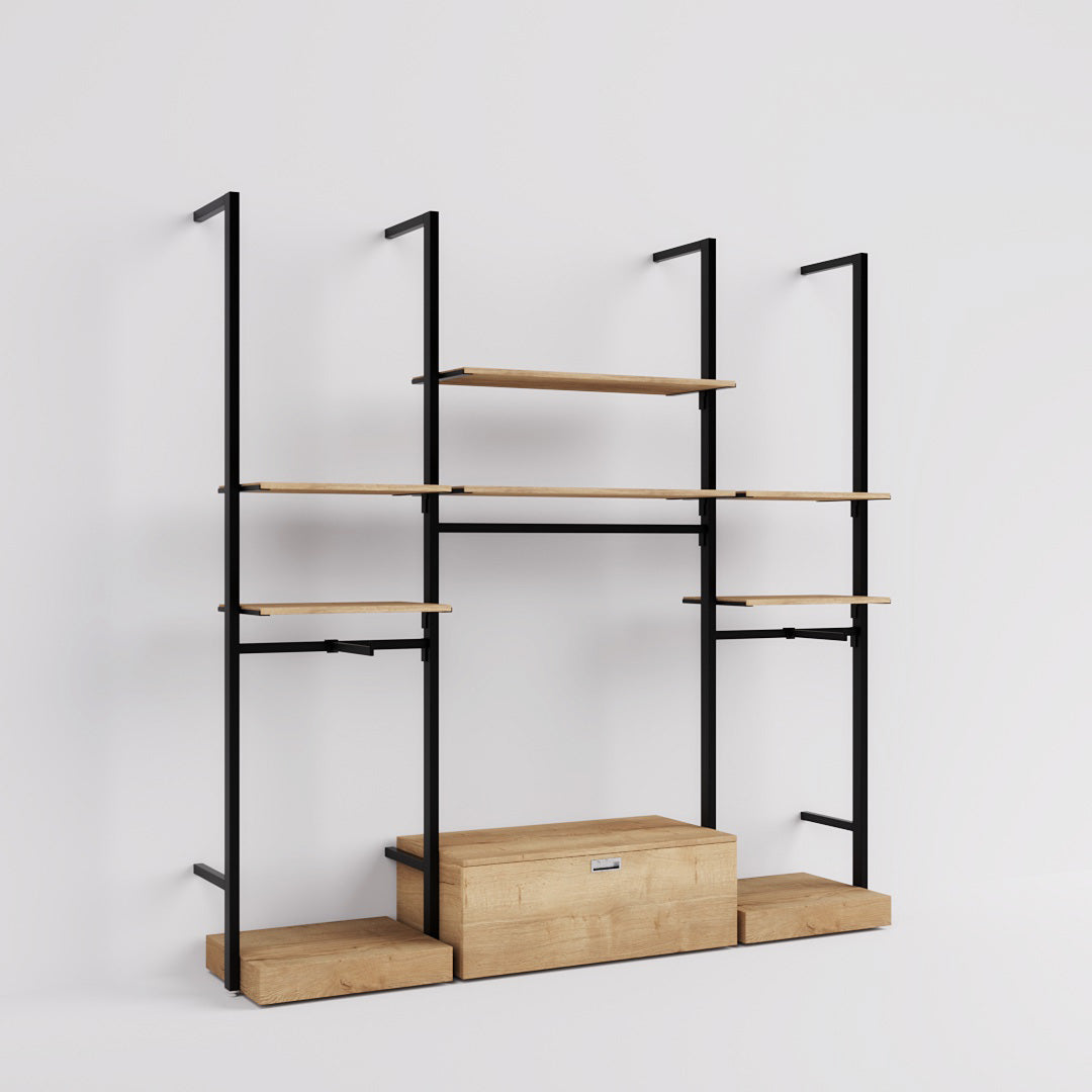 Shelving system Ceres - Fashion - Style 4, black — photo 9