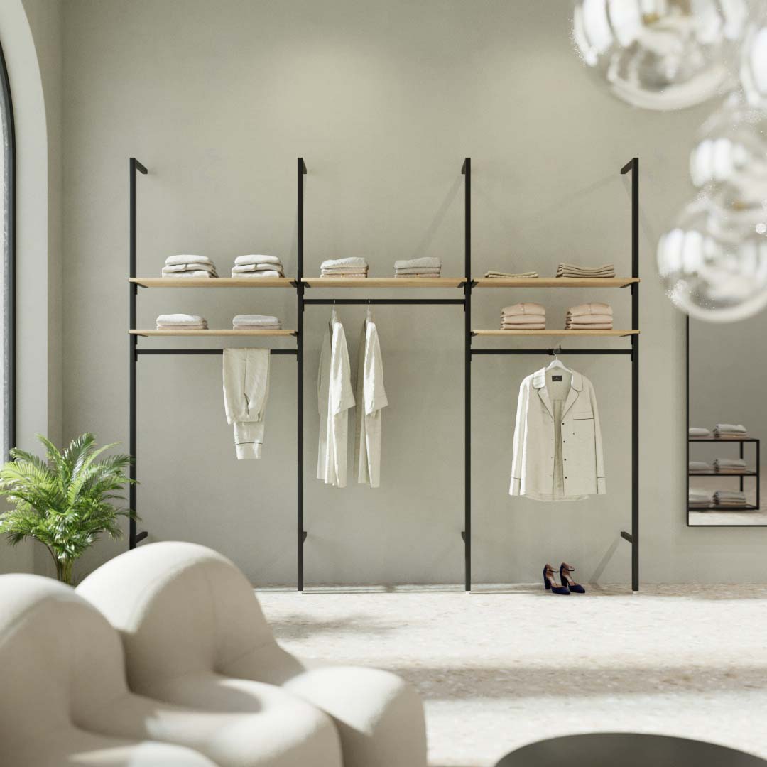Shelving system Ceres - Fashion - Style 5, black — photo 2
