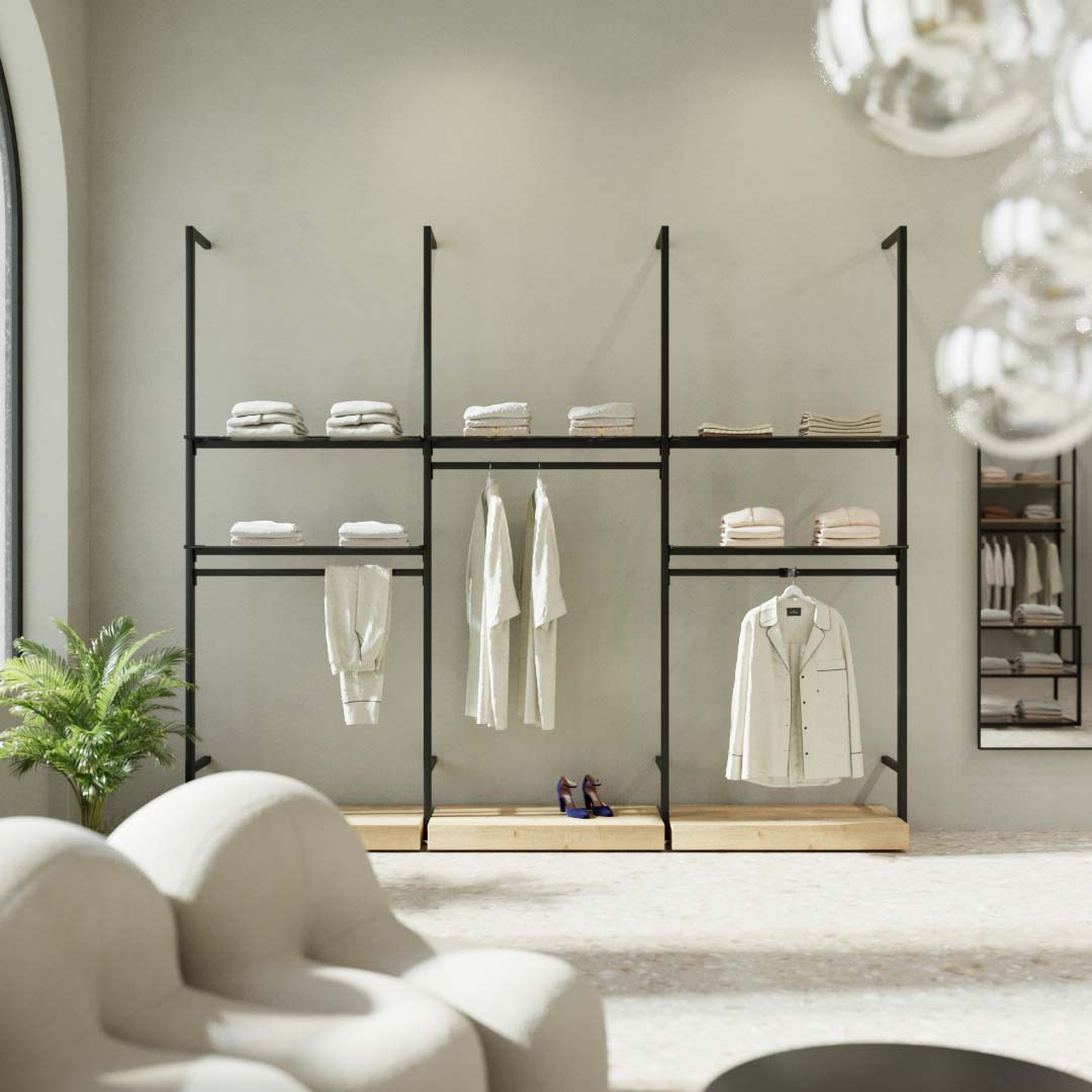 Shelving system Ceres - Fashion - Style 8, black — photo 2