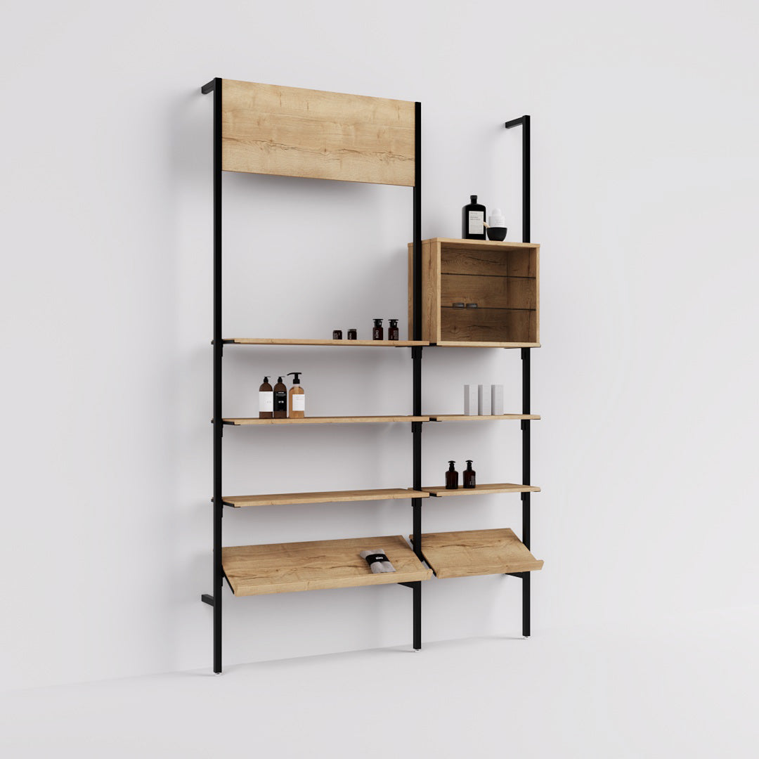 Shelving System Cetus - Classic - Style 2, black — photo 1