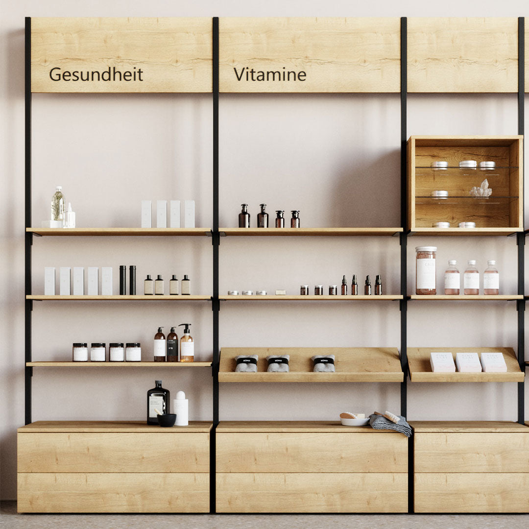 Shelving System Cetus - Classic - Style 2, black — photo 3
