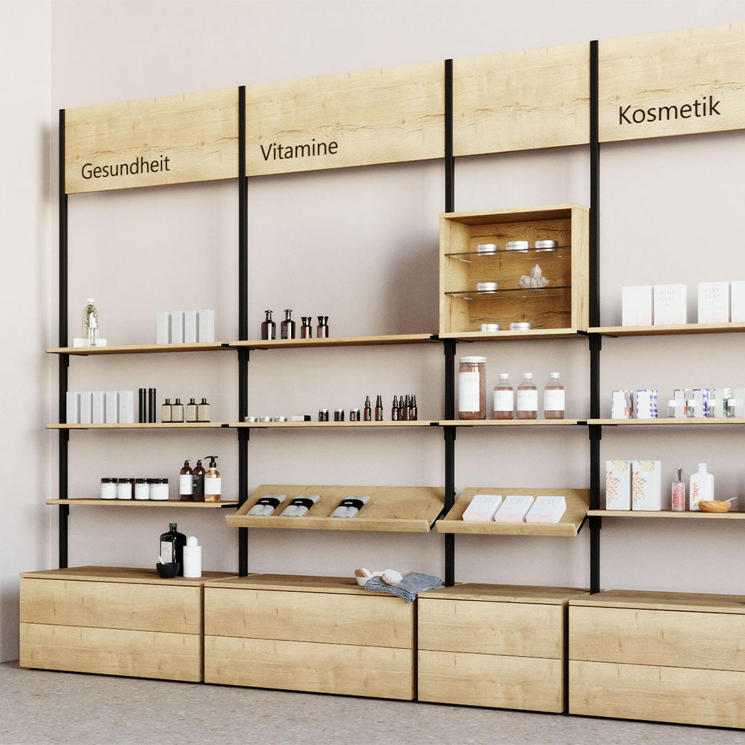 Shelving System Cetus - Classic - Style 4, black — photo 3